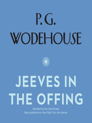 cover image of Jeeves in the Offing